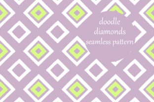 Hand Drawn Stripes Diamonds Pattern