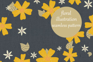 Hand Drawn Textured Floral Pattern: A Versatile Design for Creative Projects