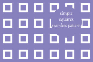 Simple Geometric Squares Pattern