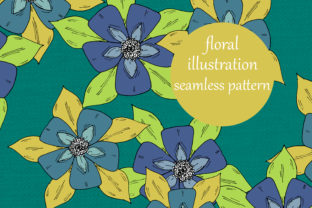Sketch Detailed Colorful Floral Pattern: A Versatile Design Asset for Creative Projects